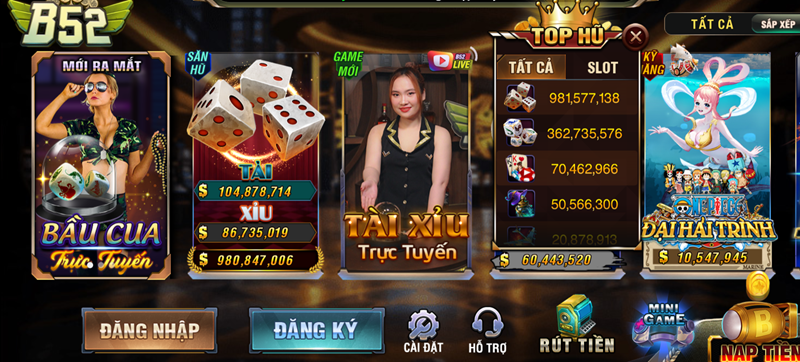 Live Casino B52club – Cổng game livestream trực tuyến hàng đầu hiện nay