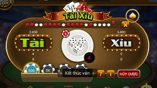 Người chơi cần nắm rõ những thao tác chung trong game Tài xỉu